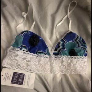 NWT HANKY PANKY PRINTED BRA/BRALETTE..printed & XS